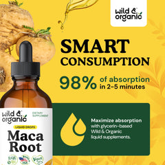 Alcohol-free vegan maca liquid formula