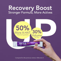 ALDICOM Plus caffeine-free, sugar-free formulation supports flexible use