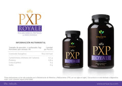 Close-up of Alfa PXP Royale label