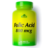 ALFA VITAMINS Folic Acid 800 mcg Prenatal bottle with label