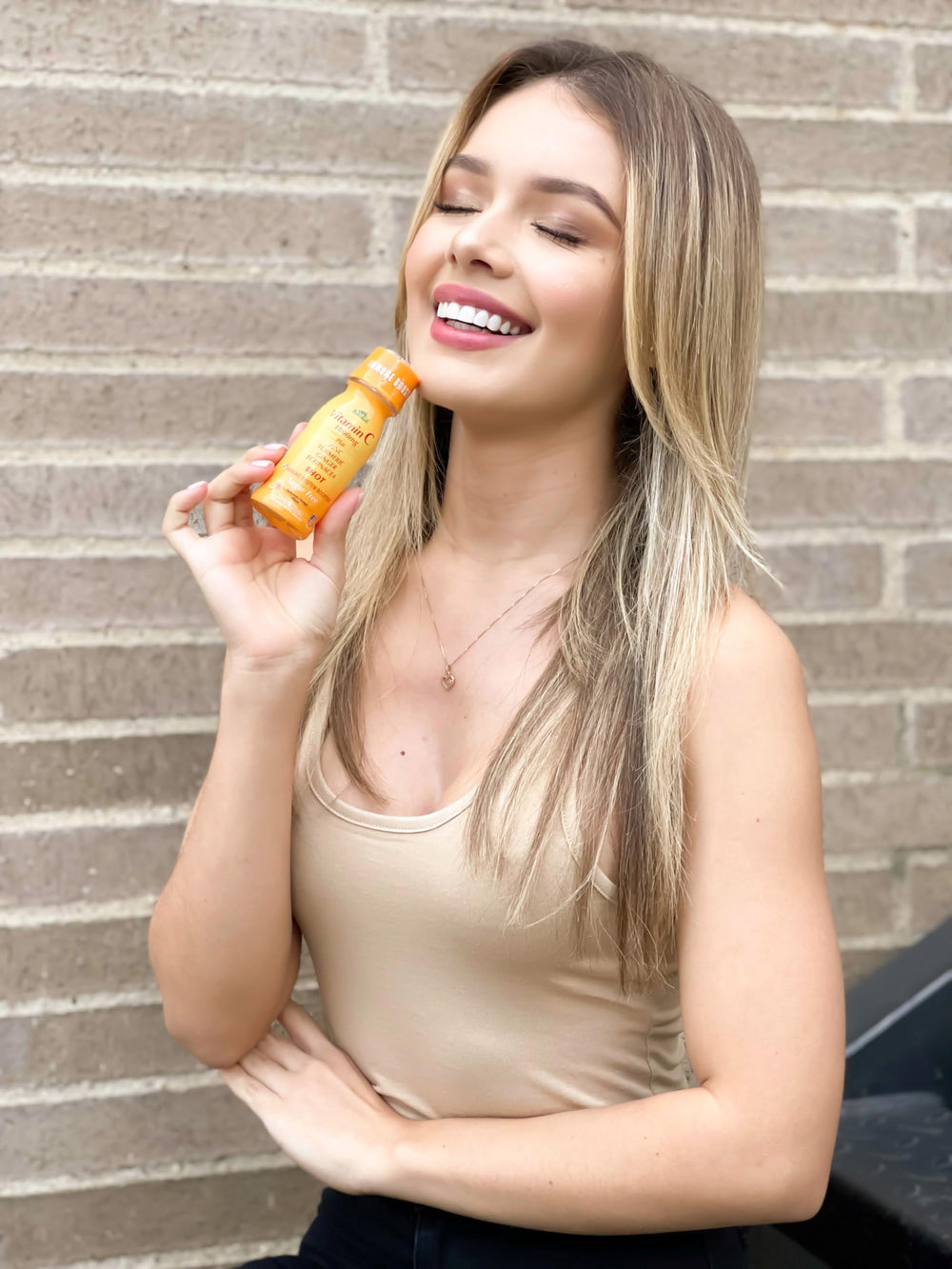 Nutrition facts label for Vitamin C Shot 1000mg