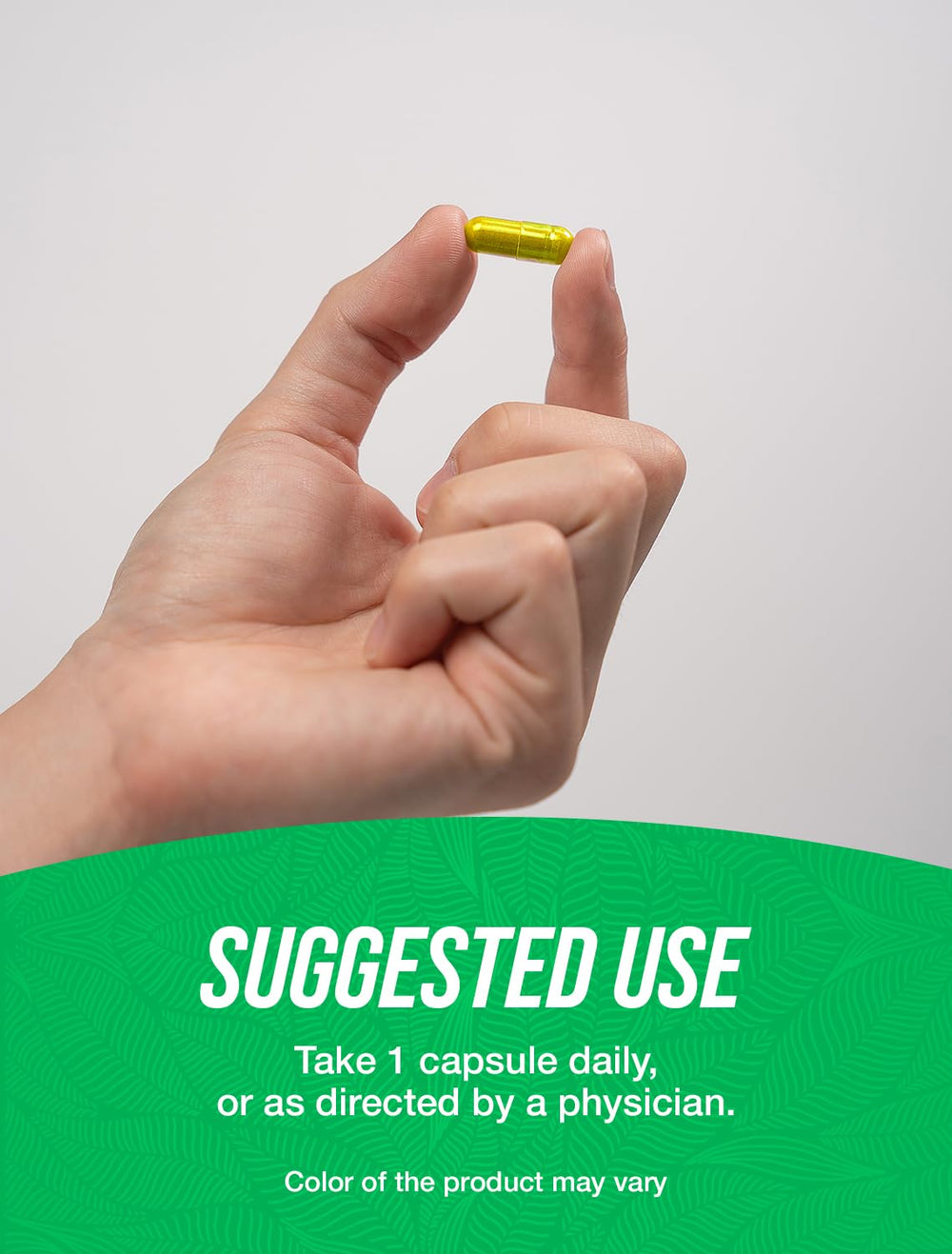 Serving size: 1 capsule per serving on container label