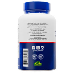 ALFA VITAMINS ALFLEXIL capsules close-up illustrates easy-to-swallow form.