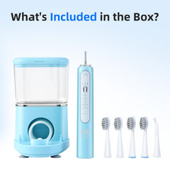 Travel case for Alfelix blue 2-in-1 toothbrush and water flosser