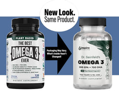 Algae Omega-3 with 2000mg per serving (DHA 700mg, EPA 900mg)