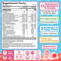 Algae-based omega-3 DHA/EPA for kids in gummy form