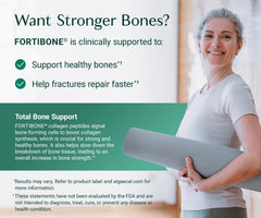 Bone health support with FORTIBONE collagen