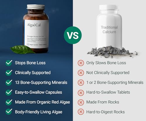 Mineral-rich plant-based calcium supporting bone density