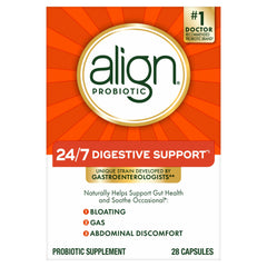 Close-up of Align Probiotic capsule