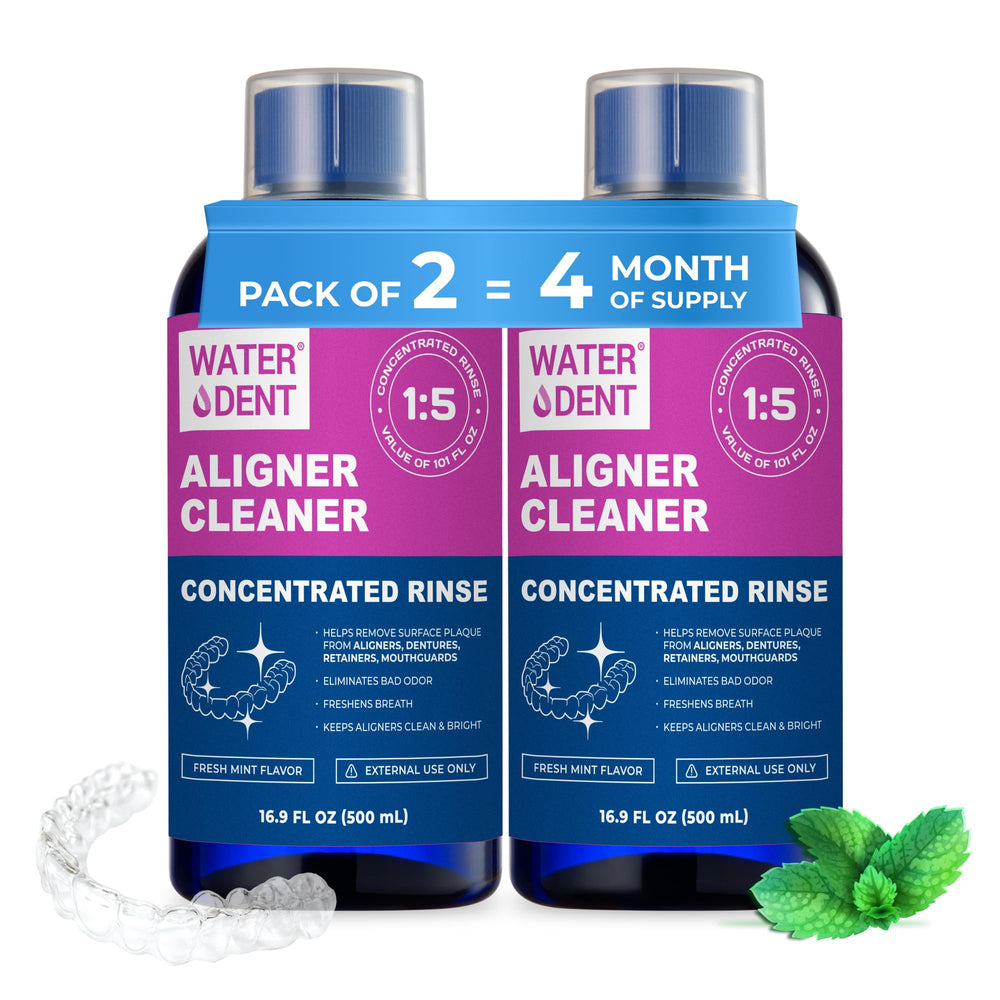ALIGNER Cleaner Rinse bottle with minty fresh label - 33 fl oz