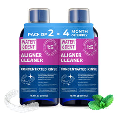 ALIGNER Cleaner Rinse bottle with minty fresh label - 33 fl oz
