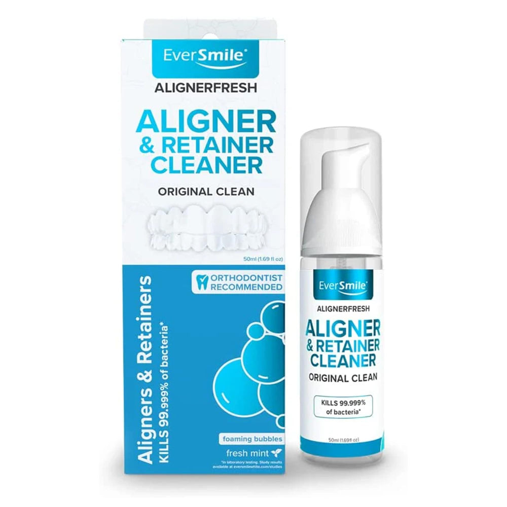AlignerFresh 50ml bottle label close-up
