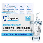 Packaged AlignerOff Cleaning Mineral Salts sachets (3g)