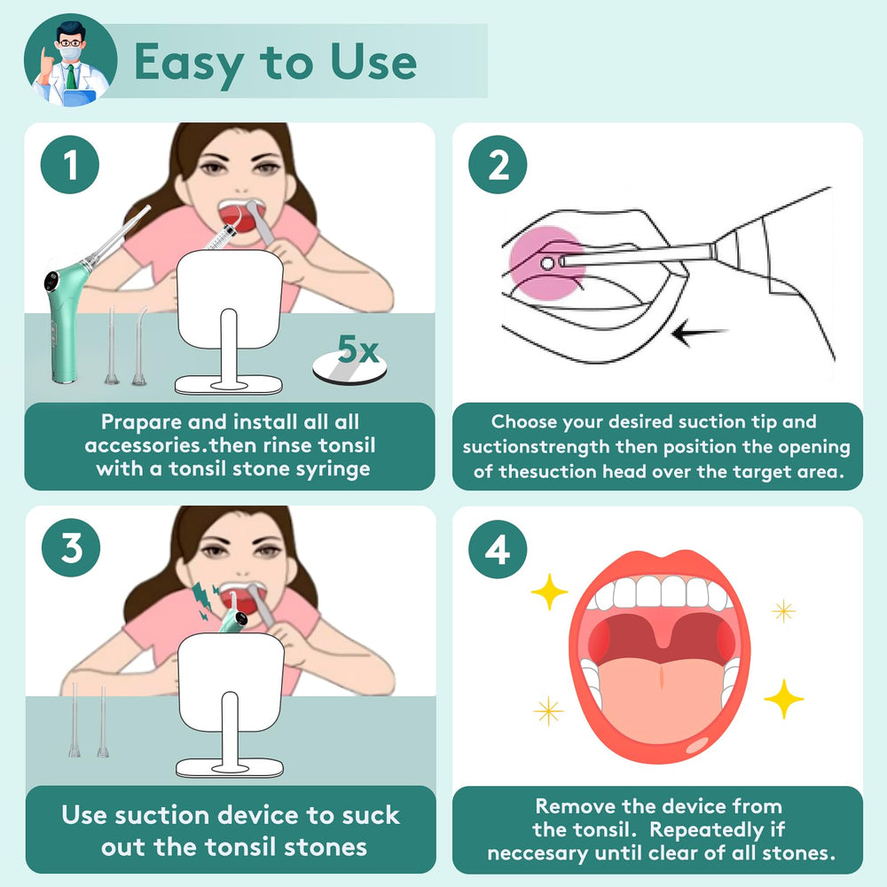 Soft silicone probes designed for safe contact with tonsils