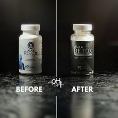 Colon and toxin flush concept illustration