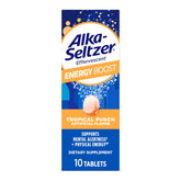 Front packaging of Alka-Seltzer Energy Boost 10-count
