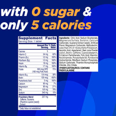 Person on the go with Alka-Seltzer Energy Boost for energy