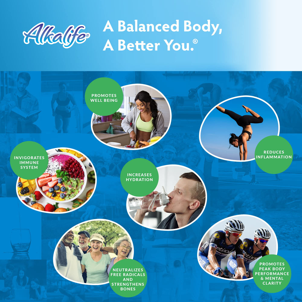 Detox and overall wellness concept featuring Alkalife