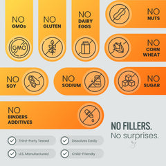 Packaging label highlighting Non-GMO and Corn Free claims