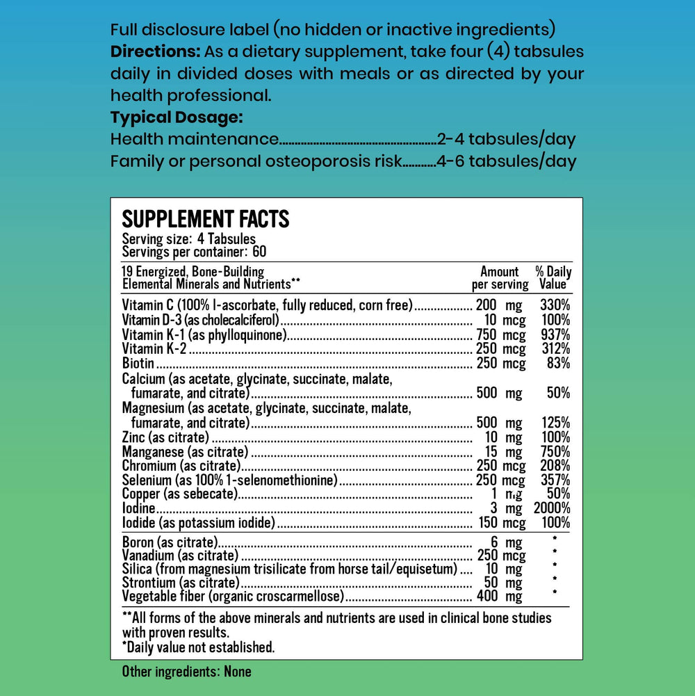 Capsules and mineral blend for Alkalizing Minerals 240 Count