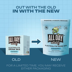 ALL DAY Vitality Dinkberry flavored water after a match boosts refreshment and recovery.