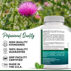 All-in-one liver support formula capsules for men and women
