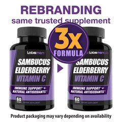 All-natural elderberry capsules for immune support