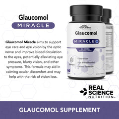 All-natural formula ingredients for Glaucomol Miracle