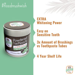 All-natural toothpaste powder for gum health and deep clean