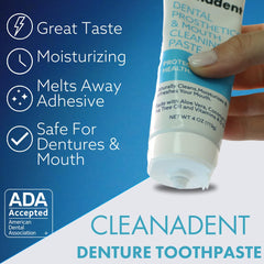 All natural ingredients Aloe Coconut Tea Tree Oil in Cleanadent toothpaste