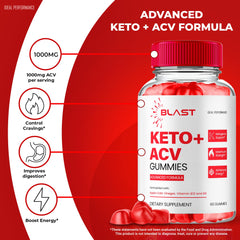 All natural Keto+ACV formula label
