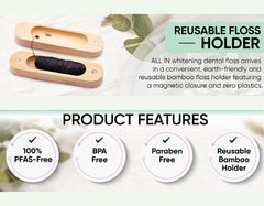 PFAS-free and phthalate-free dental floss for the family