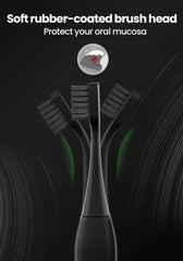Allegro Luxury polished metal sonic toothbrush M1 Ivory Gold base and charger