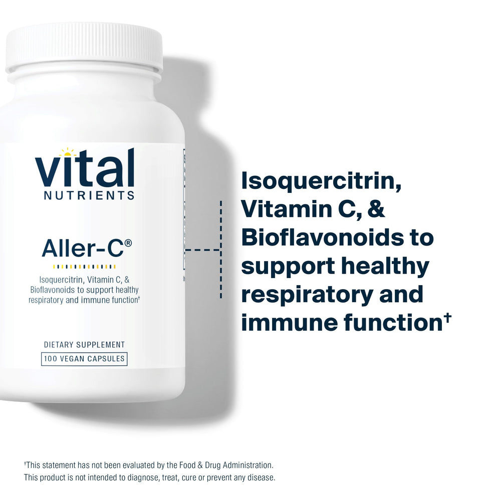 Vital Nutrients Aller-C product branding and packaging