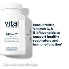 Vital Nutrients Aller-C product branding and packaging