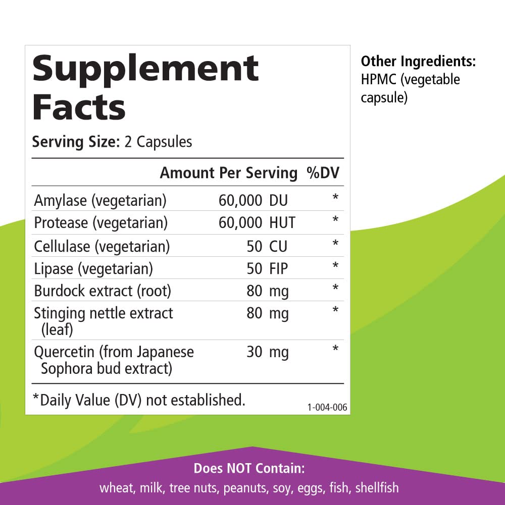 Close-up of AllerFree capsules showing 60-count