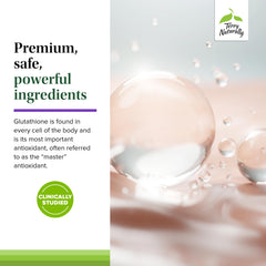 Allergen-free ingredients list for the glutathione supplement.