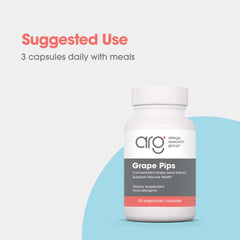Allergy Research Group grape seed extract bottle with label