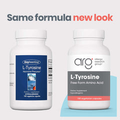 L-Tyrosine 500 mg bottle for brain support