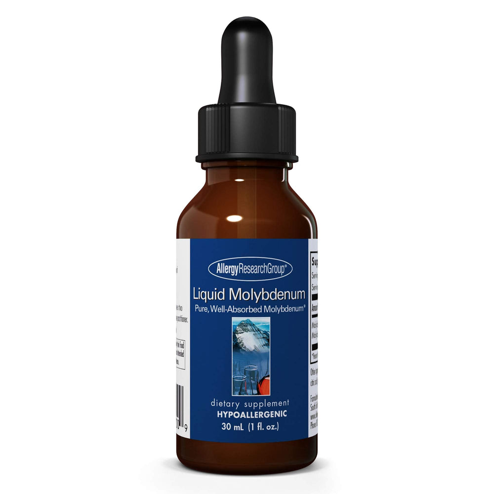 Allergy Research Group liquid molybdenum supplement 1 oz bottle