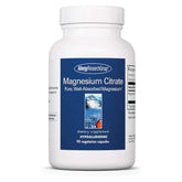 Front view of Allergy Research Group Magnesium Citrate 90 count bottle