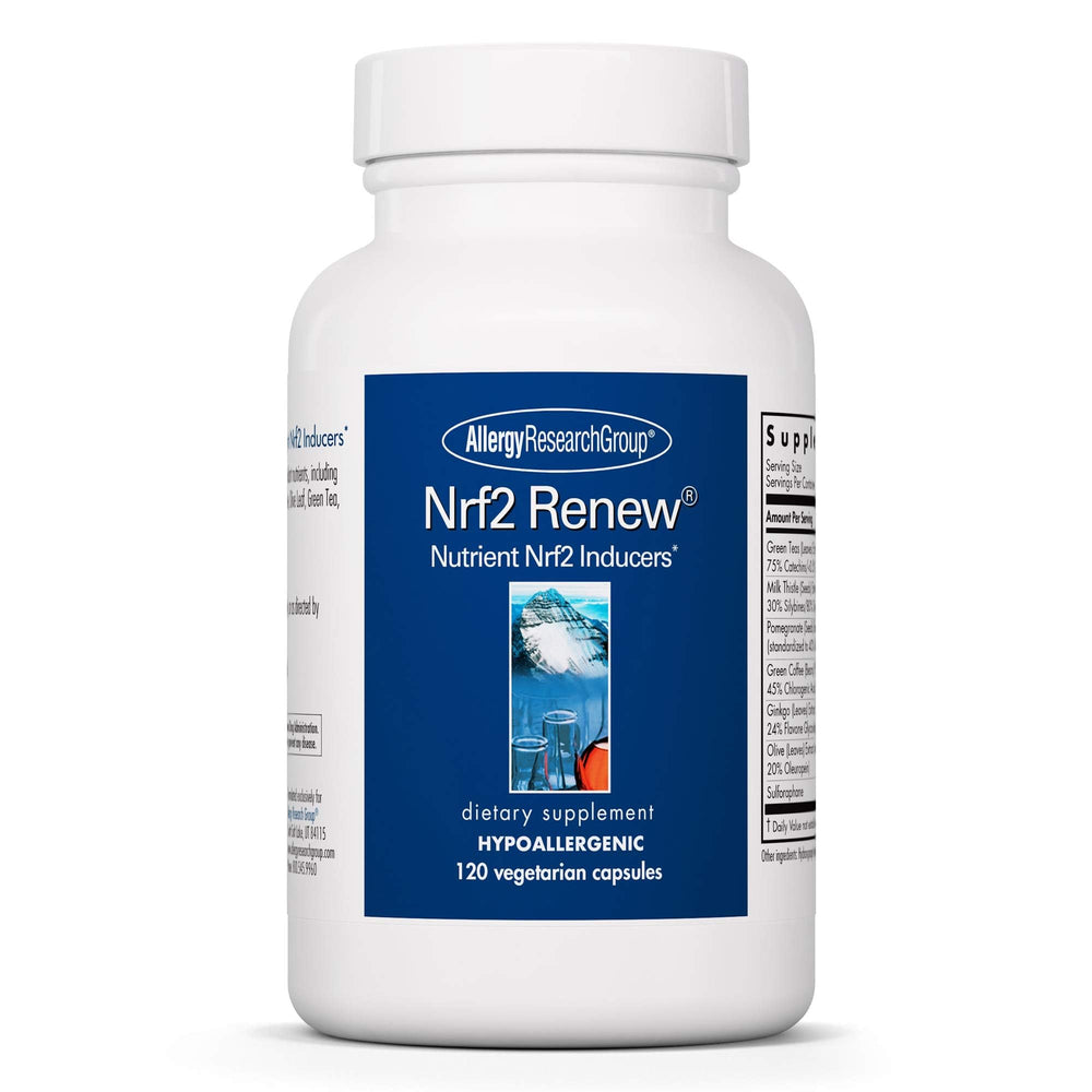 Allergy Research Group Nrf2 Renew bottle front label