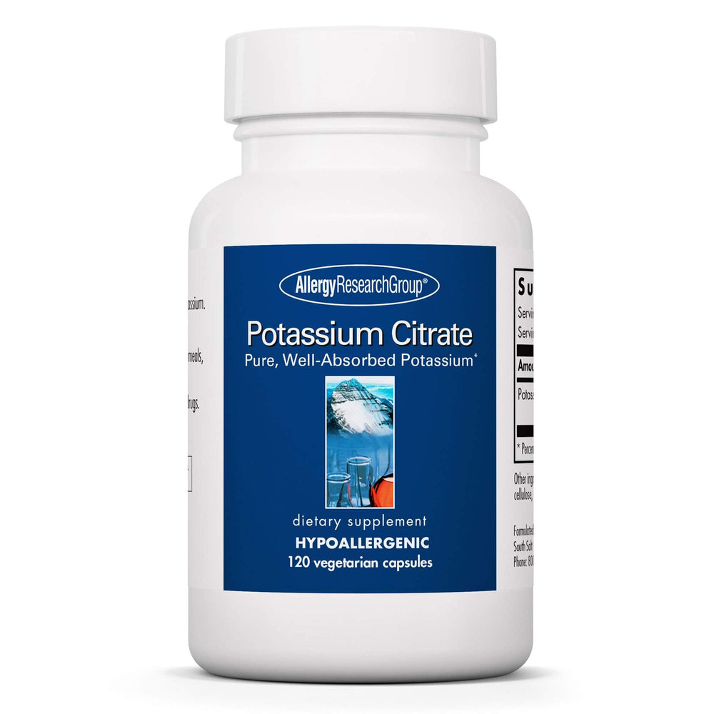 Allergy Research Group Potassium Citrate vegetarian capsules 120-count