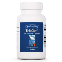 Bottle of Allergy Research Group ThioDox Glutathione Complex with 90 tablets