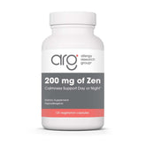 Bottle of Allergy Research Group Zen GABA L-Theanine 120 vegetarian capsules