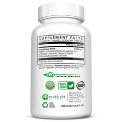 Allied Life spirulina and chlorella for natural immune support