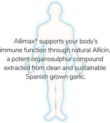 Illustration of bioactive allicin in ALLIMAX