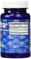 Bottle label for AlliUltra 360mg Capsules – 30 count