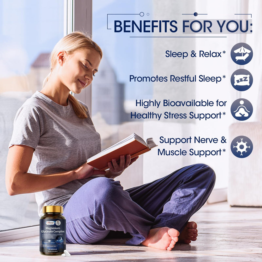 Nutritional ingredients panel for Alliwise Magnesium Glycinate Complex