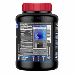 Allmax AllWhey powder closeup shows fine texture for smooth mixing